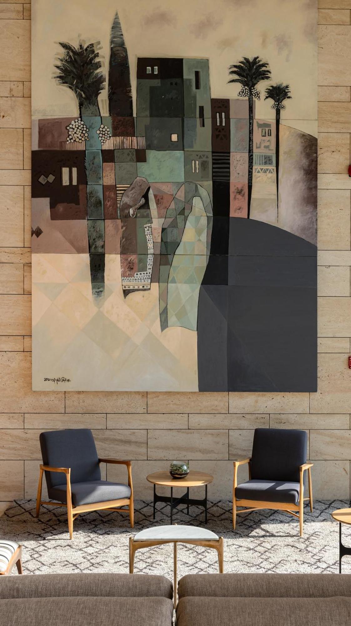 Shirvan Hotel City Yard Jeddah Jidá Exterior foto The painting "The City" by Jean-Pierre Raynal